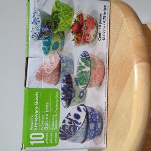 Provence Stoneware Bowls Set